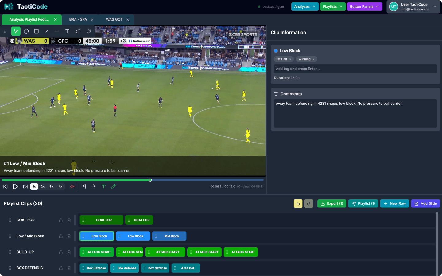 Imagen de playlist y edición de telestration